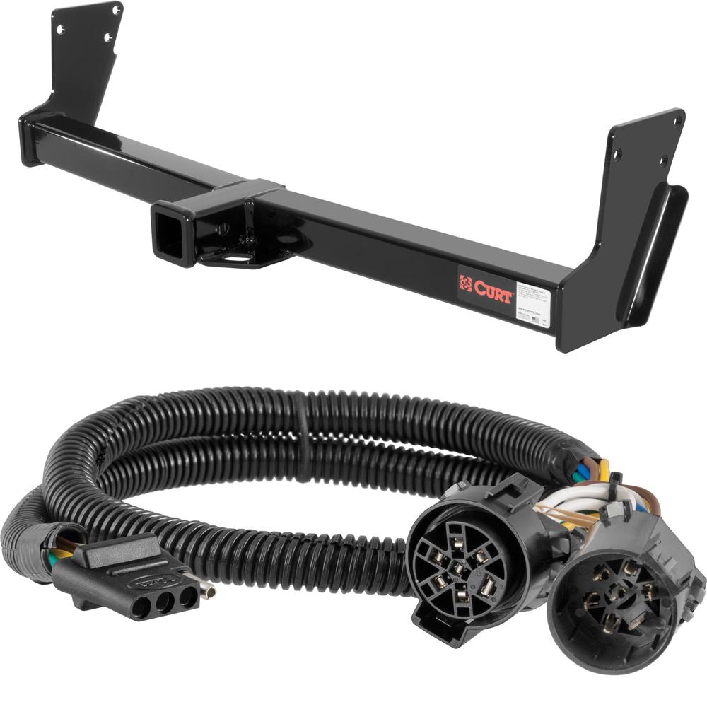 For 2002-2004 Oldsmobile Bravada Trailer Hitch + Wiring 4 Pin Fits Models w/ Existing USCAR 7-way Curt 13020 55384 2 inch Tow Receiver For 2002-2004 Oldsmobile Bravada Trailer Hitch + Wiring 4 Pin Fits Models w/ Existing USCAR 7-way Curt 13020 55384 2 inch Tow Receiver