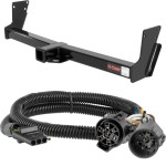 For 2002-2004 Oldsmobile Bravada Trailer Hitch + Wiring 4 Pin Fits Models w/ Existing USCAR 7-way Curt 13020 55384 2 inch Tow Receiver For 2002-2004 Oldsmobile Bravada Trailer Hitch + Wiring 4 Pin Fits Models w/ Existing USCAR 7-way Curt 13020 55384 2 inch Tow Receiver