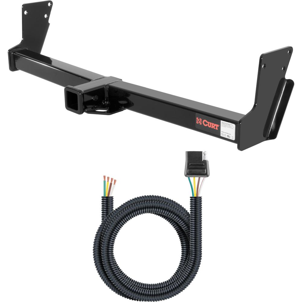 For 1995-2002 Chevy Blazer Trailer Hitch + Wiring 4 Pin Fits All Models Curt 13020 55411 2 inch Tow Receiver