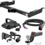 For 2003-2024 Chevy Express 3500 Tow Package Camp n' Field Trailer Hitch + Brake Controller Curt Assure 51160 Proportional Up To 4 Axles + 7 Way Trailer Wiring Plug & 2-5/16" ball 4 inch drop Fits Models w/ Existing USCAR 7-way Except Cutaway Mod For 2003-2024 Chevy Express 3500 Tow Package Camp n' Field Trailer Hitch + Brake Controller Curt Assure 51160 Proportional Up To 4 Axles + 7 Way Trailer Wiring Plug & 2-5/16" ball 4 inch drop Fits Models w/ Existing USCAR 7-way Except Cutaway Mod
