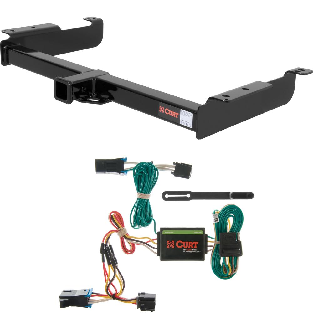 For 1996-1999 Chevy Express 2500 Trailer Hitch + Wiring 4 Pin Fits All Models Curt 13040 55335 2 inch Tow Receiver For 1996-1999 Chevy Express 2500 Trailer Hitch + Wiring 4 Pin Fits All Models Curt 13040 55335 2 inch Tow Receiver