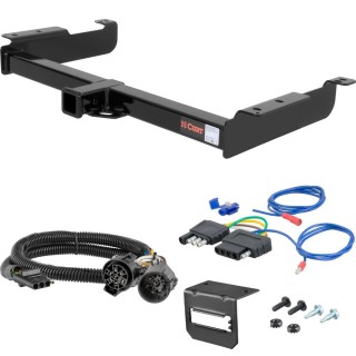 For 2003-2024 GMC Savana 2500 Trailer Hitch + Wiring 5 Pin Fits Models w/ Existing USCAR 7-way Curt 13040 2 inch Tow Receiver For 2003-2024 GMC Savana 2500 Trailer Hitch + Wiring 5 Pin Fits Models w/ Existing USCAR 7-way Curt 13040 2 inch Tow Receiver