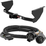 For 2000-2004 Jeep Grand Cherokee Trailer Hitch + Wiring 4 Pin Fits Models w/ USCAR 7-way All Including Laredo & w/ Skid Shield Curt 13051 55384 2 inch Tow Receiver For 2000-2004 Jeep Grand Cherokee Trailer Hitch + Wiring 4 Pin Fits Models w/ USCAR 7-way All Including Laredo & w/ Skid Shield Curt 13051 55384 2 inch Tow Receiver