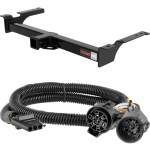 For 2004-2006 Ford E250 Trailer Hitch + Wiring 4 Pin Fits Models w/ USCAR 7-way Except Cutaway Chassis or Shuttle Bus Curt 13053 55384 2 inch Tow Receiver
