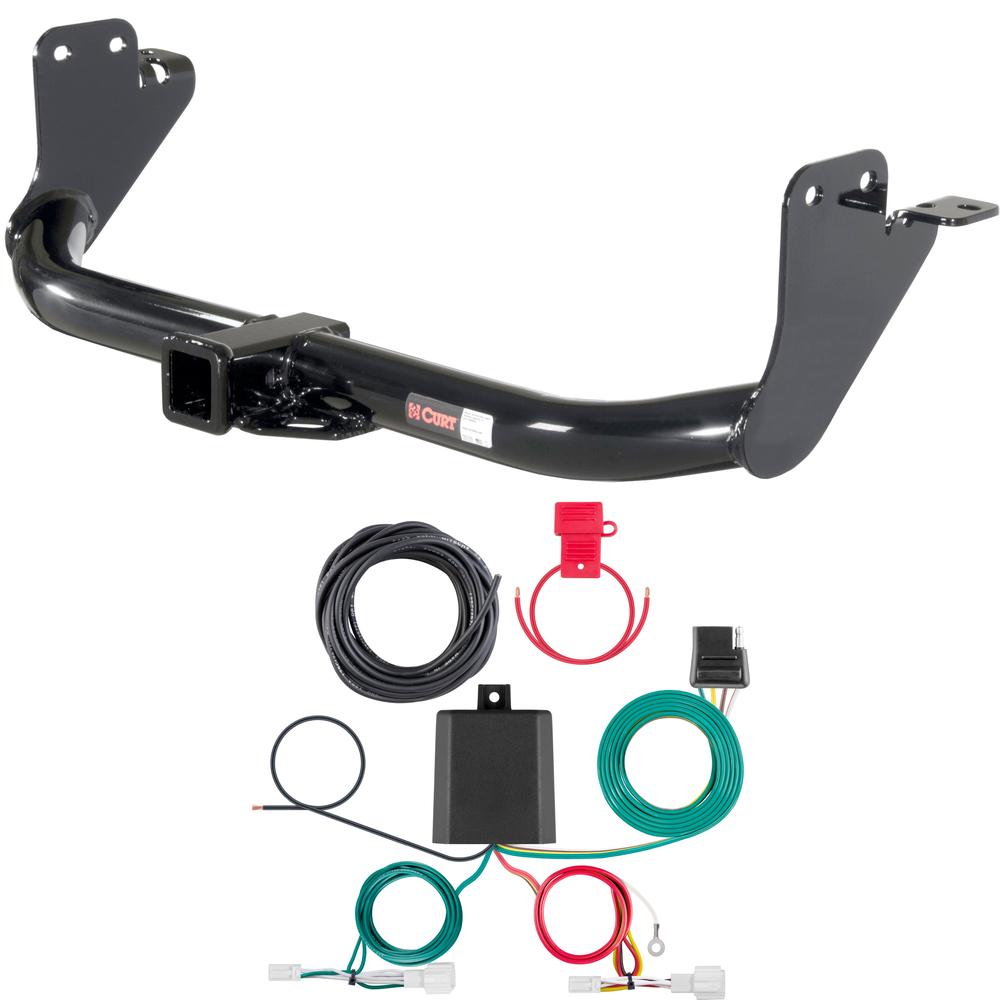 For 2020-2024 Mitsubishi Outlander Sport Trailer Hitch + Wiring 4 Pin Fits All Models Curt 13079 56482 2 inch Tow Receiver For 2020-2024 Mitsubishi Outlander Sport Trailer Hitch + Wiring 4 Pin Fits All Models Curt 13079 56482 2 inch Tow Receiver