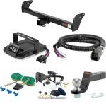 For 1983-1994 Chevy S10 Blazer Tow Package Camp n' Field Trailer Hitch + Brake Controller Curt Assure 51160 Proportional Up To 4 Axles + 7 Way Trailer Wiring Plug & 2-5/16" ball 4 inch drop Fits All Models Curt 13083 2 inch Tow Receiver For 1983-1994 Chevy S10 Blazer Tow Package Camp n' Field Trailer Hitch + Brake Controller Curt Assure 51160 Proportional Up To 4 Axles + 7 Way Trailer Wiring Plug & 2-5/16" ball 4 inch drop Fits All Models Curt 13083 2 inch Tow Receiver
