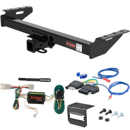For 1997-2001 Jeep Cherokee Trailer Hitch + Wiring 5 Pin Fits All Models Curt 13084 2 inch Tow Receiver