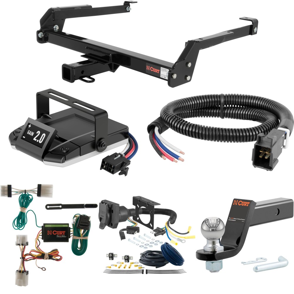 For 1986-1994 Nissan D21 Tow Package Camp n' Field Trailer Hitch + Brake Controller Curt Assure 51160 Proportional Up To 4 Axles + 7 Way Trailer Wiring Plug & 2-5/16" ball 4 inch drop Fits D21 Hardbody Curt 13092 2 inch Tow Receiver For 1986-1994 Nissan D21 Tow Package Camp n' Field Trailer Hitch + Brake Controller Curt Assure 51160 Proportional Up To 4 Axles + 7 Way Trailer Wiring Plug & 2-5/16" ball 4 inch drop Fits D21 Hardbody Curt 13092 2 inch Tow Receiver