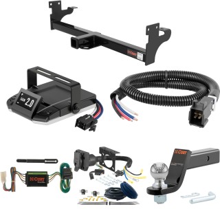 For 1992-2002 Isuzu Trooper Tow Package Camp n' Field Trailer Hitch + Brake Controller Curt Assure 51160 Proportional Up To 4 Axles + 7 Way Trailer Wiring Plug & 2-5/16" ball 4 inch drop Fits All Models Curt 13098 2 inch Tow Receiver For 1992-2002 Isuzu Trooper Tow Package Camp n' Field Trailer Hitch + Brake Controller Curt Assure 51160 Proportional Up To 4 Axles + 7 Way Trailer Wiring Plug & 2-5/16" ball 4 inch drop Fits All Models Curt 13098 2 inch Tow Receiver
