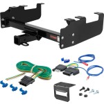 For 1963-1972 Ford F250 Trailer Hitch + Wiring 5 Pin Fits w/ 10" Step Bumper Curt 13099 2 inch Tow Receiver For 1963-1972 Ford F250 Trailer Hitch + Wiring 5 Pin Fits w/ 10" Step Bumper Curt 13099 2 inch Tow Receiver