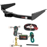 For 2012-2021 Nissan NV1500 Trailer Hitch + Wiring 4 Pin Fits All Models Curt 13109 56148 2 inch Tow Receiver