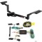For 2012-2017 Lincoln MKT Trailer Hitch + Wiring 4 Pin Fits w/ EcoBoost Curt 13110 56095 2 inch Tow Receiver
