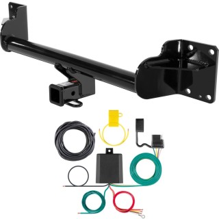 For 2008-2013 BMW X6 Trailer Hitch + Wiring 4 Pin Fits All Models Curt 13114 59236 2 inch Tow Receiver