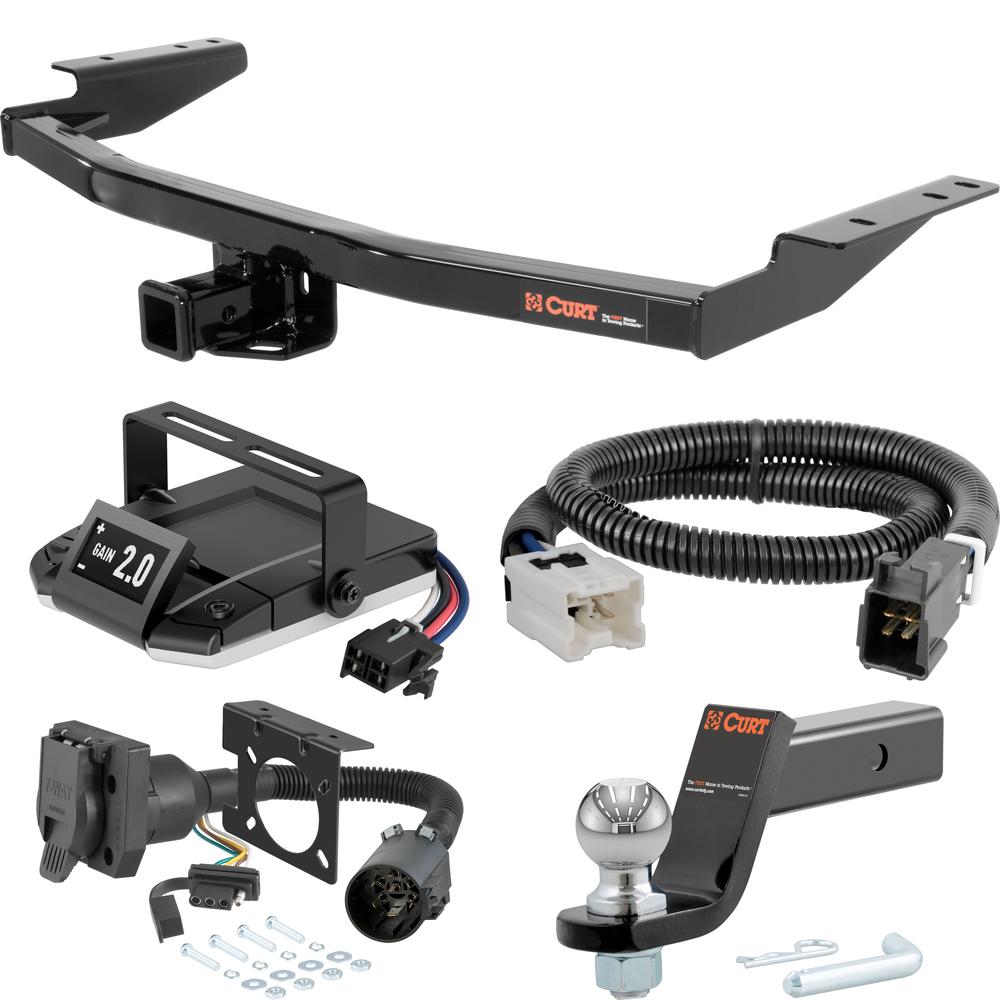 For 2014-2019 INFINITI QX60 Tow Package Camp n' Field Trailer Hitch + Brake Controller Curt Assure 51160 Proportional Up To 4 Axles + 7 Way Trailer Wiring Plug & 2-5/16" ball 4 inch drop Fits Models w/ Existing USCAR 7-way Curt 13126 2 inch Tow R For 2014-2019 INFINITI QX60 Tow Package Camp n' Field Trailer Hitch + Brake Controller Curt Assure 51160 Proportional Up To 4 Axles + 7 Way Trailer Wiring Plug & 2-5/16" ball 4 inch drop Fits Models w/ Existing USCAR 7-way Curt 13126 2 inch Tow R