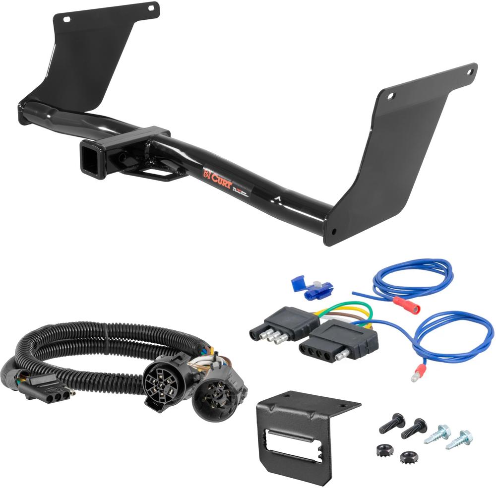 For 2013-2019 Ford Escape Trailer Hitch + Wiring 5 Pin Fits Models w/ USCAR 7-way Excluding S Models Curt 13131 2 inch Tow Receiver For 2013-2019 Ford Escape Trailer Hitch + Wiring 5 Pin Fits Models w/ USCAR 7-way Excluding S Models Curt 13131 2 inch Tow Receiver