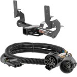 For 2009-2014 Audi Q5 Trailer Hitch + Wiring 4 Pin Fits Models w/ Existing USCAR 7-way Except Hybrid Curt 13136 55384 2 inch Tow Receiver For 2009-2014 Audi Q5 Trailer Hitch + Wiring 4 Pin Fits Models w/ Existing USCAR 7-way Except Hybrid Curt 13136 55384 2 inch Tow Receiver