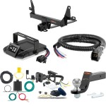 For 2013-2015 BMW X1 Tow Package Camp n' Field Trailer Hitch + Brake Controller Curt Assure 51160 Proportional Up To 4 Axles + 7 Way Trailer Wiring Plug & 2-5/16" ball 4 inch drop Fits w/ Panoramic Sunroof Only Curt 13140 2 inch Tow Receiver For 2013-2015 BMW X1 Tow Package Camp n' Field Trailer Hitch + Brake Controller Curt Assure 51160 Proportional Up To 4 Axles + 7 Way Trailer Wiring Plug & 2-5/16" ball 4 inch drop Fits w/ Panoramic Sunroof Only Curt 13140 2 inch Tow Receiver