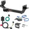 For 2013-2018 Hyundai Santa Fe Trailer Hitch + Wiring 5 Pin Fits Models W/ 3rd Row Seats Curt 13153 2 inch Tow Receiver