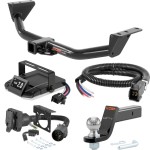 For 2007-2014 Chevy Tahoe Tow Package Camp n' Field Trailer Hitch + Brake Controller Curt Assure 51160 Proportional Up To 4 Axles + 7 Way Trailer Wiring Plug & 2-5/16" ball 4 inch drop Fits Police Package Curt 13161 2 inch Tow Receiver For 2007-2014 Chevy Tahoe Tow Package Camp n' Field Trailer Hitch + Brake Controller Curt Assure 51160 Proportional Up To 4 Axles + 7 Way Trailer Wiring Plug & 2-5/16" ball 4 inch drop Fits Police Package Curt 13161 2 inch Tow Receiver