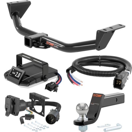 For 2007-2014 Chevy Tahoe Tow Package Camp n' Field Trailer Hitch + Brake Controller Curt Assure 51160 Proportional Up To 4 Axles + 7 Way Trailer Wiring Plug & 2-5/16" ball 4 inch drop Fits Police Package Curt 13161 2 inch Tow Receiver For 2007-2014 Chevy Tahoe Tow Package Camp n' Field Trailer Hitch + Brake Controller Curt Assure 51160 Proportional Up To 4 Axles + 7 Way Trailer Wiring Plug & 2-5/16" ball 4 inch drop Fits Police Package Curt 13161 2 inch Tow Receiver