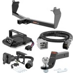 For 2014-2018 Jeep Cherokee Tow Package Camp n' Field Trailer Hitch + Brake Controller Curt Assure 51160 Proportional Up To 4 Axles + 7 Way Trailer Wiring Plug & 2-5/16" ball 4 inch drop Fits Models w/ Existing USCAR 7-way Curt 13171 2 inch Tow R For 2014-2018 Jeep Cherokee Tow Package Camp n' Field Trailer Hitch + Brake Controller Curt Assure 51160 Proportional Up To 4 Axles + 7 Way Trailer Wiring Plug & 2-5/16" ball 4 inch drop Fits Models w/ Existing USCAR 7-way Curt 13171 2 inch Tow R
