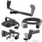 For 2014-2018 Jeep Cherokee Tow Package Camp n' Field Trailer Hitch + Brake Controller Curt Assure 51160 Proportional Up To 4 Axles + 7 Way Trailer Wiring Plug & 2-5/16" ball 4 inch drop Fits Models w/ Existing USCAR 7-way Curt 13171 2 inch Tow R