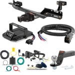 For 2014 Mercedes GL350 Tow Package Camp n' Field Trailer Hitch + Brake Controller Curt Assure 51160 Proportional Up To 4 Axles + 7 Way Trailer Wiring Plug & 2-5/16" ball 4 inch drop Fits BlueTEC Curt 13173 2 inch Tow Receiver For 2014 Mercedes GL350 Tow Package Camp n' Field Trailer Hitch + Brake Controller Curt Assure 51160 Proportional Up To 4 Axles + 7 Way Trailer Wiring Plug & 2-5/16" ball 4 inch drop Fits BlueTEC Curt 13173 2 inch Tow Receiver