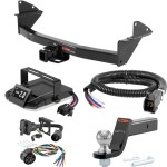 For 2015-2022 Chevy Colorado Tow Package Camp n' Field Trailer Hitch + Brake Controller Curt Assure 51160 Proportional Up To 4 Axles + 7 Way Trailer Wiring Plug & 2-5/16" ball 4 inch drop Fits All Models Curt 13176 2 inch Tow Receiver For 2015-2022 Chevy Colorado Tow Package Camp n' Field Trailer Hitch + Brake Controller Curt Assure 51160 Proportional Up To 4 Axles + 7 Way Trailer Wiring Plug & 2-5/16" ball 4 inch drop Fits All Models Curt 13176 2 inch Tow Receiver