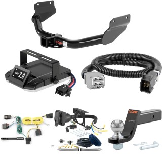 For 2012-2013 Jeep Grand Cherokee Tow Package Camp n' Field Trailer Hitch + Brake Controller Curt Assure 51160 Proportional Up To 4 Axles + 7 Way Trailer Wiring Plug & 2-5/16" ball 4 inch drop Except SRT SRT8 or Trackhawk Curt 13182 2 inch Tow Re For 2012-2013 Jeep Grand Cherokee Tow Package Camp n' Field Trailer Hitch + Brake Controller Curt Assure 51160 Proportional Up To 4 Axles + 7 Way Trailer Wiring Plug & 2-5/16" ball 4 inch drop Except SRT SRT8 or Trackhawk Curt 13182 2 inch Tow Re