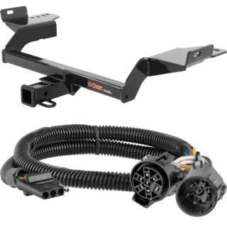 For 2013-2019 Ford Escape Trailer Hitch + Wiring 4 Pin Fits Models w/ Existing USCAR 7-way Curt 13186 55384 2 inch Tow Receiver For 2013-2019 Ford Escape Trailer Hitch + Wiring 4 Pin Fits Models w/ Existing USCAR 7-way Curt 13186 55384 2 inch Tow Receiver