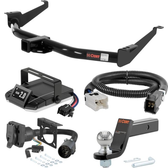 For 2004 Nissan Pathfinder Armada Tow Package Camp n' Field Trailer Hitch + Brake Controller Curt Assure 51160 Proportional Up To 4 Axles + 7 Way Trailer Wiring Plug & 2-5/16" ball 4 inch drop Fits Models w/ Existing USCAR 7-way Curt 13188 2 inch For 2004 Nissan Pathfinder Armada Tow Package Camp n' Field Trailer Hitch + Brake Controller Curt Assure 51160 Proportional Up To 4 Axles + 7 Way Trailer Wiring Plug & 2-5/16" ball 4 inch drop Fits Models w/ Existing USCAR 7-way Curt 13188 2 inch