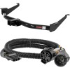 For 2005-2015 Nissan Armada Trailer Hitch + Wiring 4 Pin Fits Models w/ Existing USCAR 7-way Curt 13188 55384 2 inch Tow Receiver