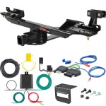 For 2014-2016 Mercedes GL450 Trailer Hitch + Wiring 5 Pin Except Active Curve System Curt 13190 2 inch Tow Receiver