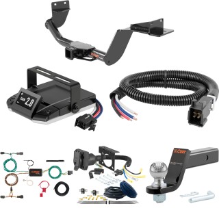 For 2016-2020 Kia Sorento Tow Package Camp n' Field Trailer Hitch + Brake Controller Curt Assure 51160 Proportional Up To 4 Axles + 7 Way Trailer Wiring Plug & 2-5/16" ball 4 inch drop Fits 4 Cylinder Models only Curt 13195 2 inch Tow Receiver For 2016-2020 Kia Sorento Tow Package Camp n' Field Trailer Hitch + Brake Controller Curt Assure 51160 Proportional Up To 4 Axles + 7 Way Trailer Wiring Plug & 2-5/16" ball 4 inch drop Fits 4 Cylinder Models only Curt 13195 2 inch Tow Receiver
