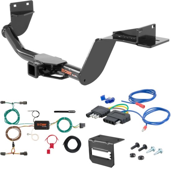 For 2016-2020 Kia Sorento Trailer Hitch + Wiring 5 Pin Fits 4 Cylinder Models only Curt 13195 2 inch Tow Receiver