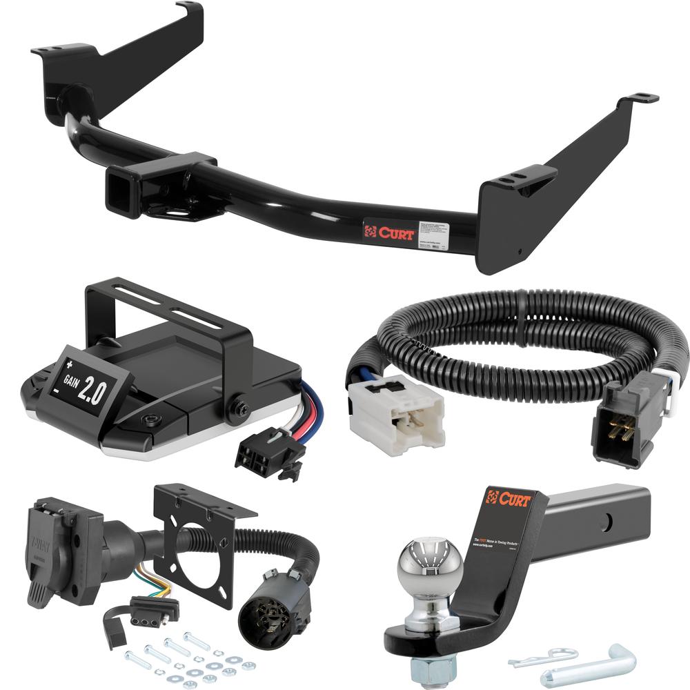 For 2004-2015 Nissan TITAN Tow Package Camp n' Field Trailer Hitch + Brake Controller Curt Assure 51160 Proportional Up To 4 Axles + 7 Way Trailer Wiring Plug & 2-5/16" ball 4 inch drop Fits Models w/ Existing USCAR 7-way Curt 13199 2 inch Tow Re For 2004-2015 Nissan TITAN Tow Package Camp n' Field Trailer Hitch + Brake Controller Curt Assure 51160 Proportional Up To 4 Axles + 7 Way Trailer Wiring Plug & 2-5/16" ball 4 inch drop Fits Models w/ Existing USCAR 7-way Curt 13199 2 inch Tow Re