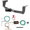For 2015-2024 Nissan Murano Trailer Hitch + Wiring 4 Pin Fits All Models Curt 13205 56267 2 inch Tow Receiver