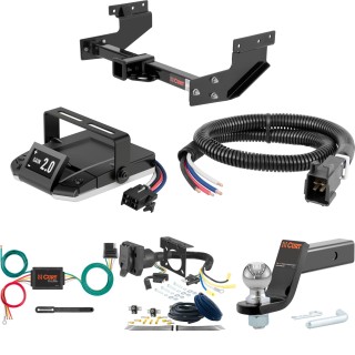 For 1993-1994 VW Eurovan Tow Package Camp n' Field Trailer Hitch + Brake Controller Curt Assure 51160 Proportional Up To 4 Axles + 7 Way Trailer Wiring Plug & 2-5/16" ball 4 inch drop Fits All Models Curt 13217 2 inch Tow Receiver For 1993-1994 VW Eurovan Tow Package Camp n' Field Trailer Hitch + Brake Controller Curt Assure 51160 Proportional Up To 4 Axles + 7 Way Trailer Wiring Plug & 2-5/16" ball 4 inch drop Fits All Models Curt 13217 2 inch Tow Receiver