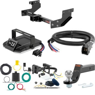 For 1993-2003 VW EuroVan Tow Package Camp n' Field Trailer Hitch + Brake Controller Curt Assure 51160 Proportional Up To 4 Axles + 7 Way Trailer Wiring Plug & 2-5/16" ball 4 inch drop Fits All Models Curt 13217 2 inch Tow Receiver For 1993-2003 VW EuroVan Tow Package Camp n' Field Trailer Hitch + Brake Controller Curt Assure 51160 Proportional Up To 4 Axles + 7 Way Trailer Wiring Plug & 2-5/16" ball 4 inch drop Fits All Models Curt 13217 2 inch Tow Receiver