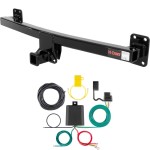 For 2007-2015 Audi Q7 Trailer Hitch + Wiring 4 Pin Fits All Models Curt 13220 59236 2 inch Tow Receiver