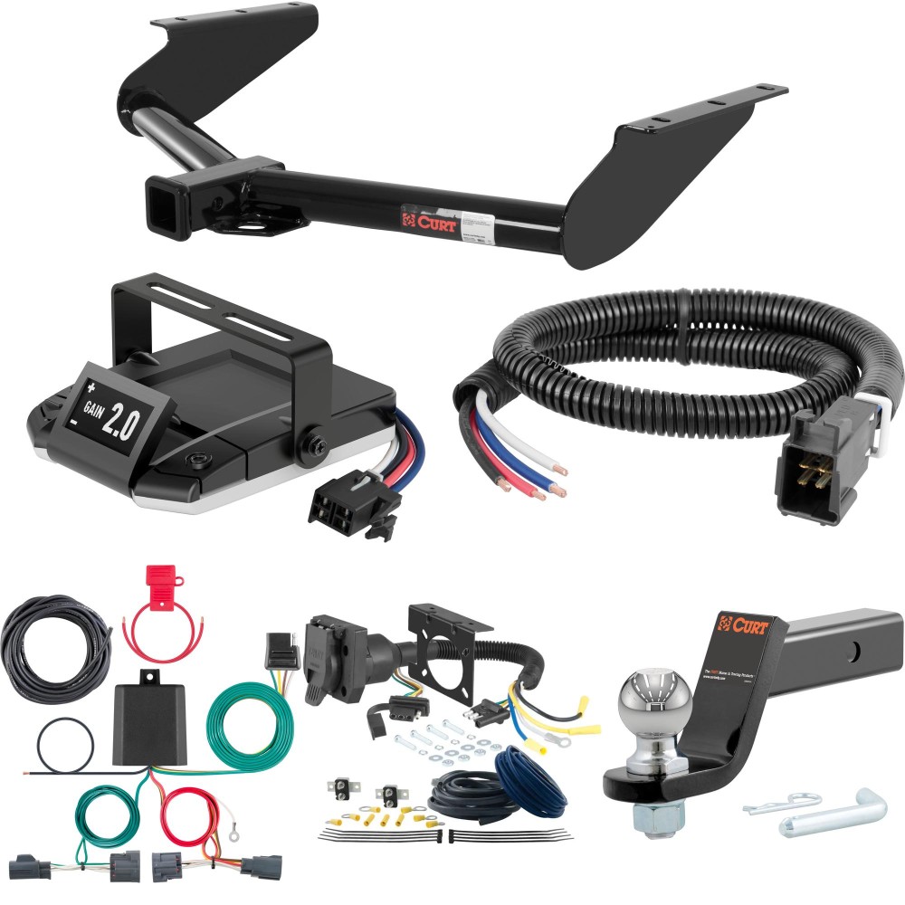 For 2008-2012 Jeep Liberty Tow Package Camp n' Field Trailer Hitch + Brake Controller Curt Assure 51160 Proportional Up To 4 Axles + 7 Way Trailer Wiring Plug & 2-5/16" ball 4 inch drop Fits All Models Curt 13245 2 inch Tow Receiver For 2008-2012 Jeep Liberty Tow Package Camp n' Field Trailer Hitch + Brake Controller Curt Assure 51160 Proportional Up To 4 Axles + 7 Way Trailer Wiring Plug & 2-5/16" ball 4 inch drop Fits All Models Curt 13245 2 inch Tow Receiver