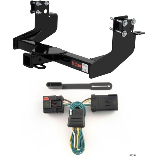 For 2003-2006 Dodge Sprinter 2500 Trailer Hitch + Wiring 4 Pin Fits 140" Wheel Base Dual Rear Wheels w/ Tow Prep Package Curt 13265 55381 2 inch Tow Receiver For 2003-2006 Dodge Sprinter 2500 Trailer Hitch + Wiring 4 Pin Fits 140" Wheel Base Dual Rear Wheels w/ Tow Prep Package Curt 13265 55381 2 inch Tow Receiver