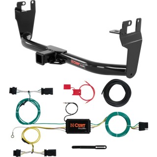 For 2015-2023 Jeep Renegade Trailer Hitch + Wiring 4 Pin Fits All Models Curt 13269 56274 2 inch Tow Receiver