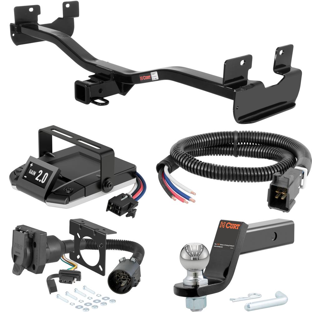 For 2006-2010 Hummer H3 Tow Package Camp n' Field Trailer Hitch + Brake Controller Curt Assure 51160 Proportional Up To 4 Axles + 7 Way Trailer Wiring Plug & 2-5/16" ball 4 inch drop Fits Models w/ Existing USCAR 7-way Curt 13270 2 inch Tow Recei For 2006-2010 Hummer H3 Tow Package Camp n' Field Trailer Hitch + Brake Controller Curt Assure 51160 Proportional Up To 4 Axles + 7 Way Trailer Wiring Plug & 2-5/16" ball 4 inch drop Fits Models w/ Existing USCAR 7-way Curt 13270 2 inch Tow Recei