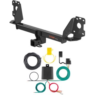 For 2017-2025 Audi Q7 Trailer Hitch + Wiring 4 Pin Fits All Models Curt 13277 59236 2 inch Tow Receiver