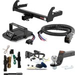 For 1987-1994 Dodge Dakota Tow Package Camp n' Field Trailer Hitch + Brake Controller Curt Assure 51160 Proportional Up To 4 Axles + 7 Way Trailer Wiring Plug & 2-5/16" ball 4 inch drop Fits All Models Curt 13280 2 inch Tow Receiver For 1987-1994 Dodge Dakota Tow Package Camp n' Field Trailer Hitch + Brake Controller Curt Assure 51160 Proportional Up To 4 Axles + 7 Way Trailer Wiring Plug & 2-5/16" ball 4 inch drop Fits All Models Curt 13280 2 inch Tow Receiver