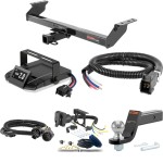 For 2012-2018 Ford Ranger Tow Package Camp n' Field Trailer Hitch + Brake Controller Curt Assure 51160 Proportional Up To 4 Axles + 7 Way Trailer Wiring Plug & 2-5/16" ball 4 inch drop Fits Models w/ Existing USCAR 7-way Curt 13287 2 inch Tow Rec For 2012-2018 Ford Ranger Tow Package Camp n' Field Trailer Hitch + Brake Controller Curt Assure 51160 Proportional Up To 4 Axles + 7 Way Trailer Wiring Plug & 2-5/16" ball 4 inch drop Fits Models w/ Existing USCAR 7-way Curt 13287 2 inch Tow Rec