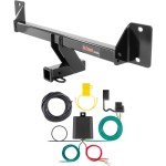 For 2016-2020 Mercedes GLC300 Trailer Hitch + Wiring 4 Pin Except Premium Package Curt 13290 59236 2 inch Tow Receiver