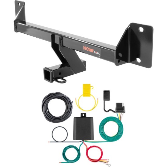 For 2016-2020 Mercedes GLC300 Trailer Hitch + Wiring 4 Pin Except Premium Package Curt 13290 59236 2 inch Tow Receiver