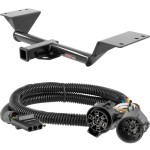 For 2018-2019 GMC Acadia Trailer Hitch + Wiring 4 Pin Fits Models w/ Existing USCAR 7-way Curt 13293 55384 2 inch Tow Receiver For 2018-2019 GMC Acadia Trailer Hitch + Wiring 4 Pin Fits Models w/ Existing USCAR 7-way Curt 13293 55384 2 inch Tow Receiver